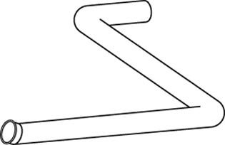 DINEX 15118 Auspuffrohr