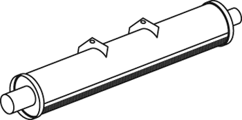 Zentral-/Außenschalldämpfer DINEX 15313