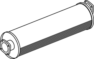 Zentral-/Außenschalldämpfer DINEX 16304