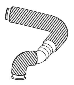 DINEX 18185 Auspuffrohr