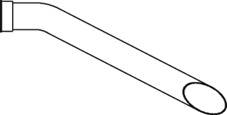 DINEX 18634 Auspuffrohr