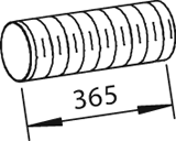 DINEX 19168 Auspuffrohr