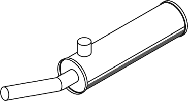 Zentral-/Außenschalldämpfer DINEX 19310