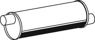 Zentral-/Außenschalldämpfer DINEX 19317