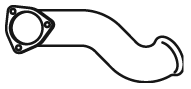 DINEX 21181 Auspuffrohr