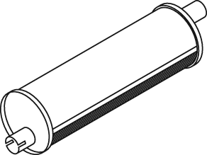 Zentral-/Außenschalldämpfer DINEX 21341