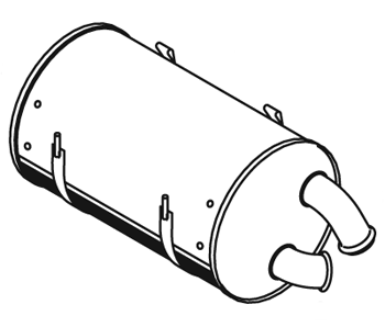 DINEX 21355 Medienschalldämpfer