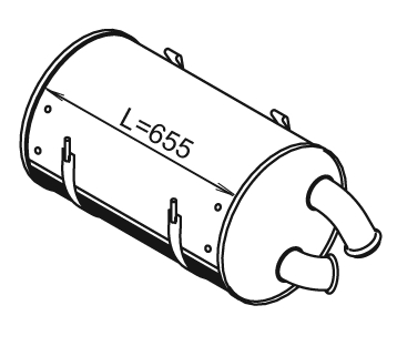 DINEX 21359 Medienschalldämpfer