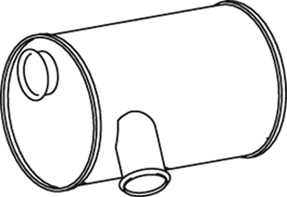 Zentral-/Außenschalldämpfer DINEX 21368
