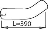 DINEX 21612 Auspuffrohr