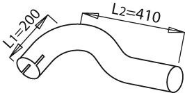DINEX 21615 Auspuffrohr