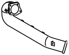 DINEX 21656 Auspuffrohr