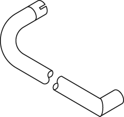 DINEX 21658 Auspuffrohr