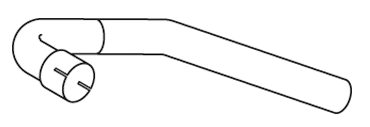 DINEX 21662 Auspuffrohr