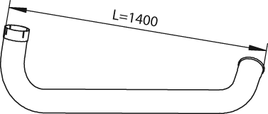 DINEX 21756 Auspuffrohr