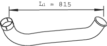 DINEX 21763 Auspuffrohr