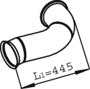 DINEX 22143 Auspuffrohr