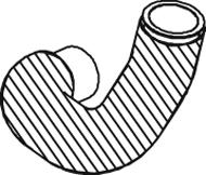 DINEX 22164 Auspuffrohr