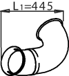 DINEX 22178 Auspuffrohr