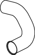 DINEX 22181 Auspuffrohr