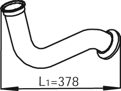 DINEX 22182 Auspuffrohr