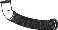 DINEX 22185 Auspuffrohr