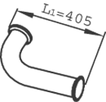 DINEX 22248 Auspuffrohr