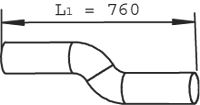 DINEX 22259 Auspuffrohr