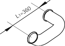 DINEX 22266 Auspuffrohr