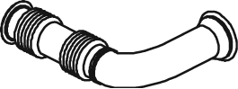 DINEX 22278 Auspuffrohr