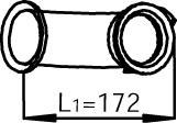 DINEX 22279 Auspuffrohr