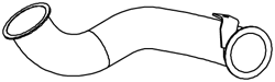 DINEX 22290 Auspuffrohr
