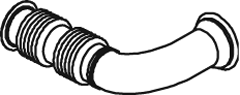 DINEX 22298 Auspuffrohr