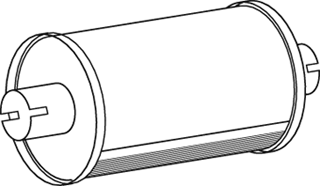 Zentral-/Außenschalldämpfer DINEX 22302