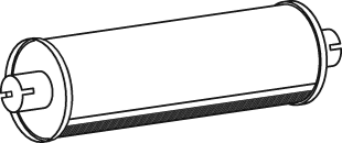Zentral-/Außenschalldämpfer DINEX 22304