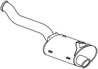 Späterer Schalldämpfer DINEX 22322
