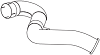 DINEX 22632 Auspuffrohr