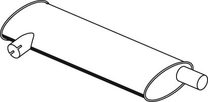 Zentral-/Außenschalldämpfer DINEX 24319