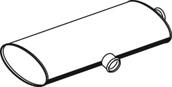 Zentral-/Außenschalldämpfer DINEX 24345