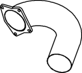 DINEX 25501 Auspuffrohr
