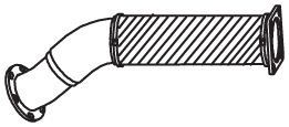 DINEX 28080 Auspuffrohr