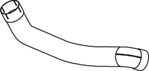 DINEX 28127 Auspuffrohr