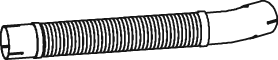 DINEX 28155 Auspuffrohr