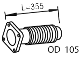 DINEX 28203 Auspuffrohr