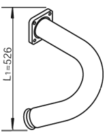 DINEX 28262 Auspuffrohr