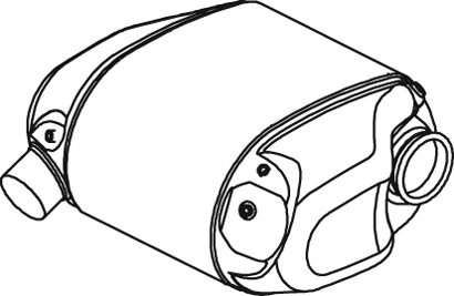 Späterer Schalldämpfer DINEX 28353