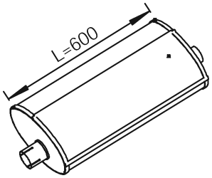DINEX 28419 Medienschalldämpfer