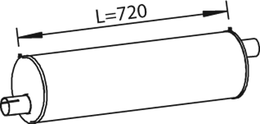 Zentral- und Oberschalldämpfer DINEX 28431