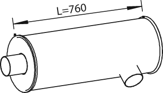 Zentral- und Oberschalldämpfer DINEX 28434