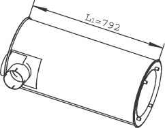DINEX 28452 Medienschalldämpfer